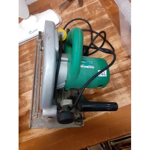 142 - Hitachi C9U Electric Circular Saw.