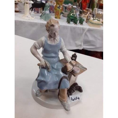 404 - German Cobbler Ceramic Figure.