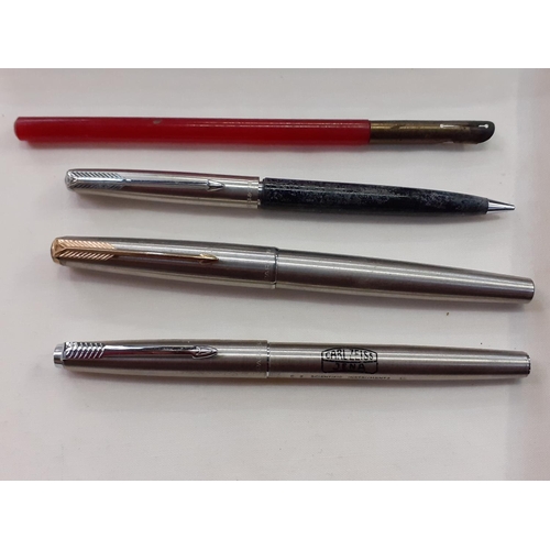 460 - Various Pens Including Parker & Carl Zeiss.