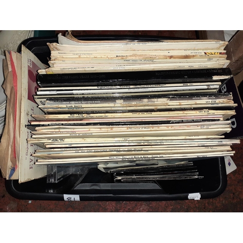 81 - Box to Include 78's, CD's, Vinyl LP's & Singles.