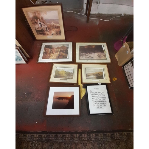 110 - Large Quantity of Assorted Framed Prints  & Pictures.