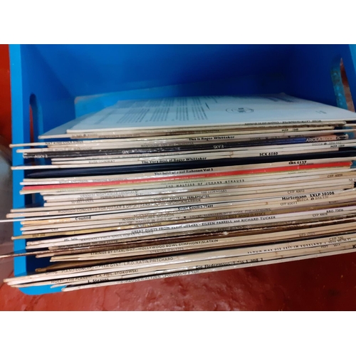 126 - Box of Vinyl LP Records.