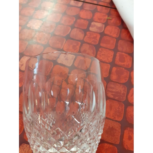 164 - Boxed Pair of Waterford Crystal Wine Glasses - One has Chip to Rim.