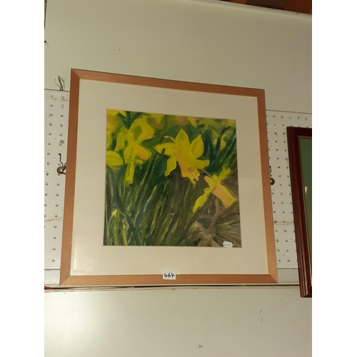 464 - Daffodils Painting by Sylvia Lloyd.