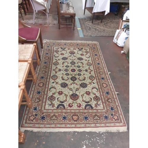 475 - Floral Patterned Rug or Possibly Wall Hanging - approx 52