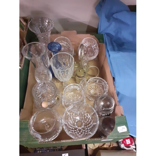 9 - Box of Assorted Glassware.