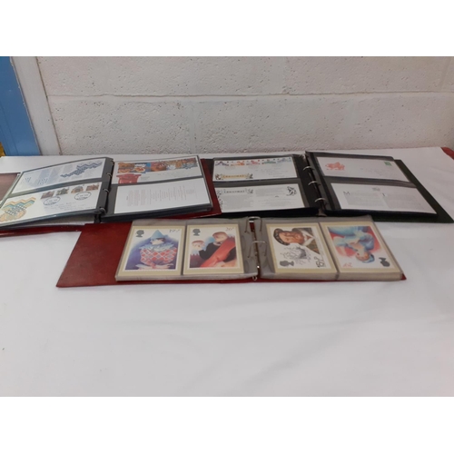 155 - Three Albums of First Day Cover Stamps.