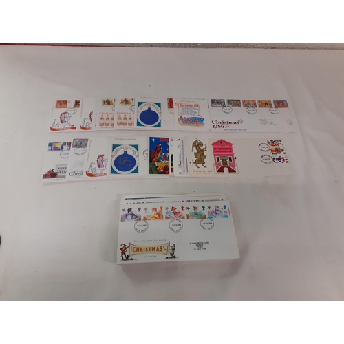 189 - Collection of Christmas 1970 onwards First Day Covers - approx 55.