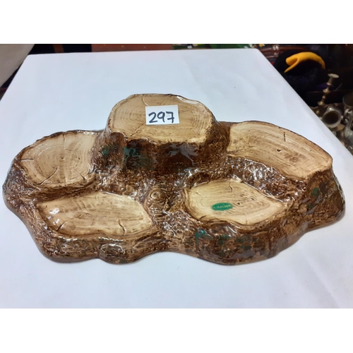 297 - Beswick Tree Stump Display Stand.