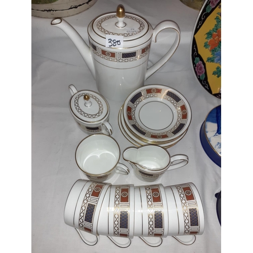 380 - 14 Piece Coalport 'Marlborough' Coffee Set.