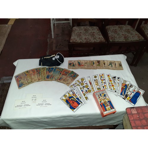 254 - An Array of Vintage Cards, Tarot Cards, Jeu Mythologique Cards etc.