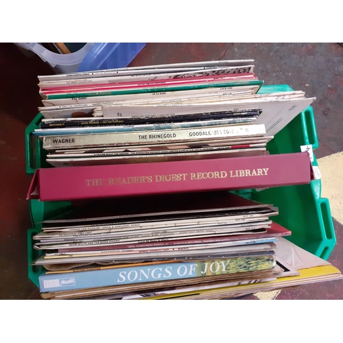 104 - Box of Vinyl Records.