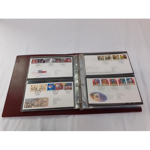 171 - Royal Mail First Day Covers Album with about 60 FDC’s & 5 Presentation Packs including Princess Dian... 