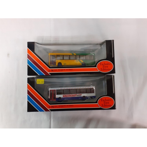 220 - Boxed Exclusive First Editions Plaxton Pointer Dennis Dart Western National Bus 20611 & Plaxton Poin... 