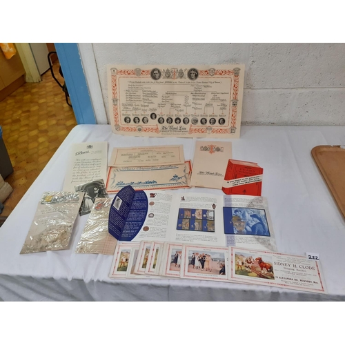 222 - Royal Doulton Stamp Presentation Pack, Pears Coronation Brochure & Quantity of Vintage 