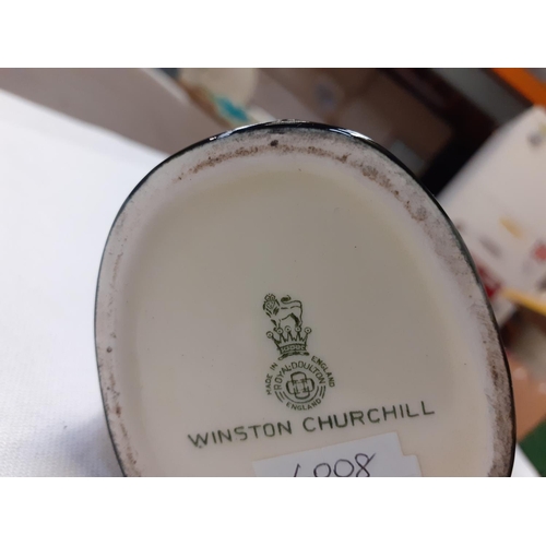 297 - Small Royal Doulton Sir Winston Churchill Toby Jug.