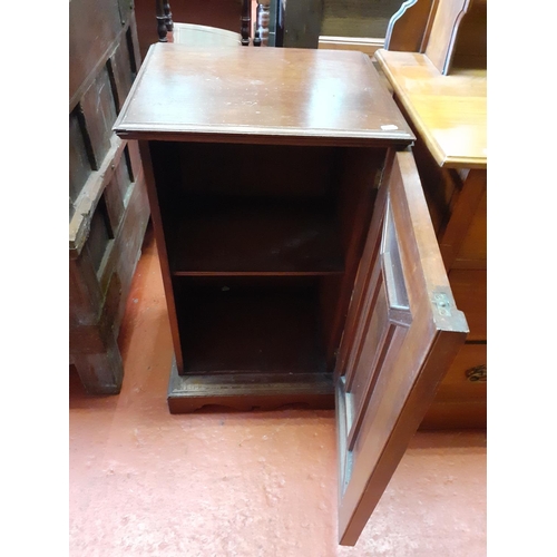 618 - Mahogany Single Door Pot Cupboard.