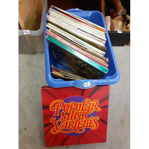 95 - Box of Assorted LP Records.