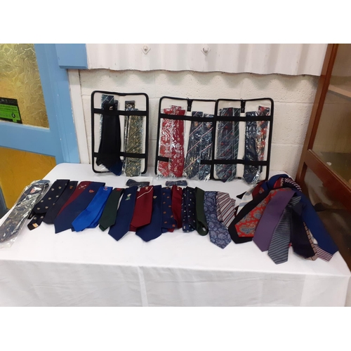 104 - Large Selection of Rugby Club Ties & Other Silk Ties.