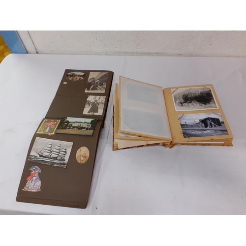 164 - Two Vintage Postcards, Photo Albums & Contents.