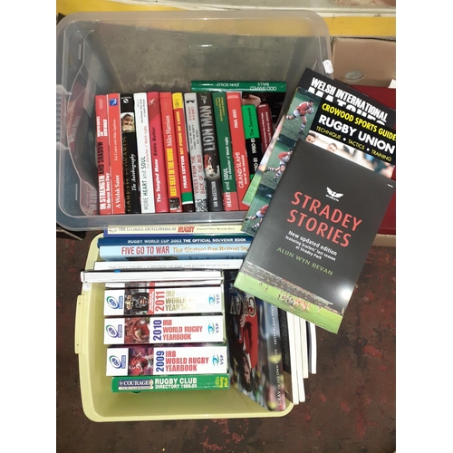 54 - Large Quantity of Rugby Reference & Biography Books.