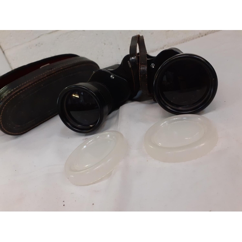 243 - Pair of Liebermann & Gortz 7 x 50 Field Binoculars in Case.