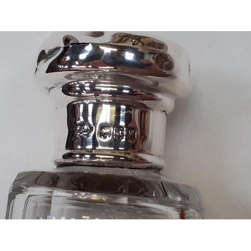 413 - George V Hallmark Silver Mounted Dressing Table Jar London 1916.