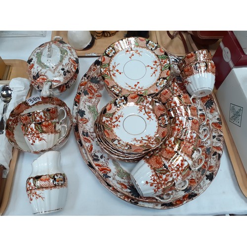 384 - 36 Piece Park Place China Tea Set.