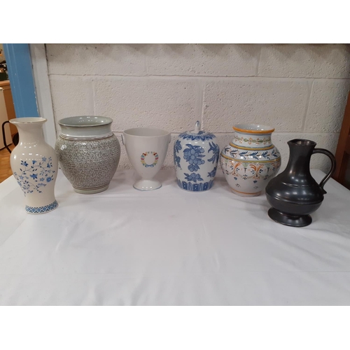 117 - Box of Large Vases & Jugs etc.