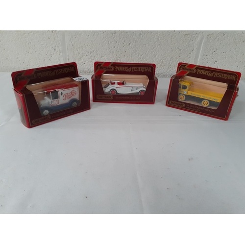 182 - Boxed Matchbox Models of Yesteryear Y-12 1912 Model T Ford Pepsi-Cola, Y-20 1938 Mercedes-Benz 540K ... 