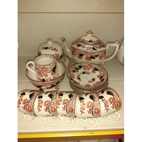 287 - 17 Piece Vintage China Tea Set.