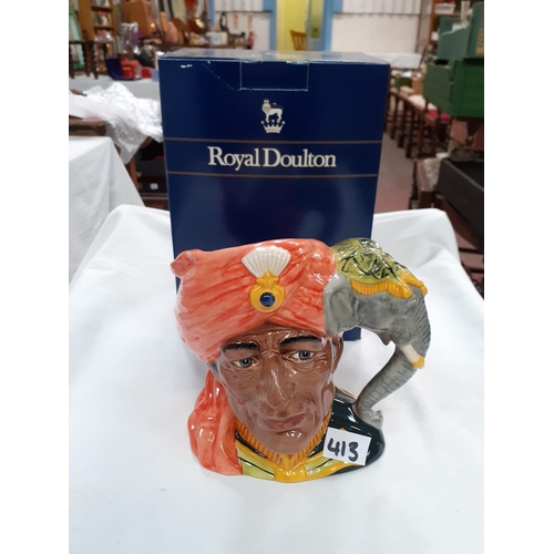 413 - Boxed Large Royal Doulton Character Jug 