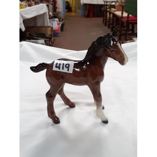 419 - Beswick Shire Foal.