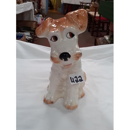 422 - Sylvac Scottie Dog 1379 Height c.20cm (c.8