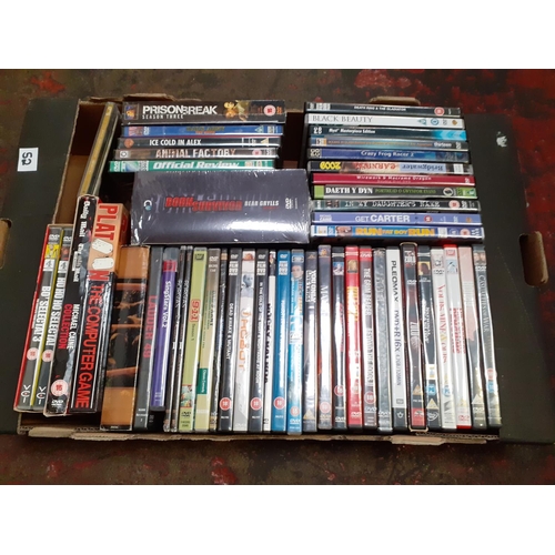 52 - Box of DVD's Including Some NEW.