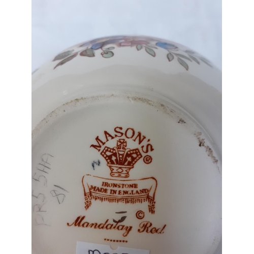 327 - Mason's Red Mandalay Ginger Jar Height c.13cm (c.5