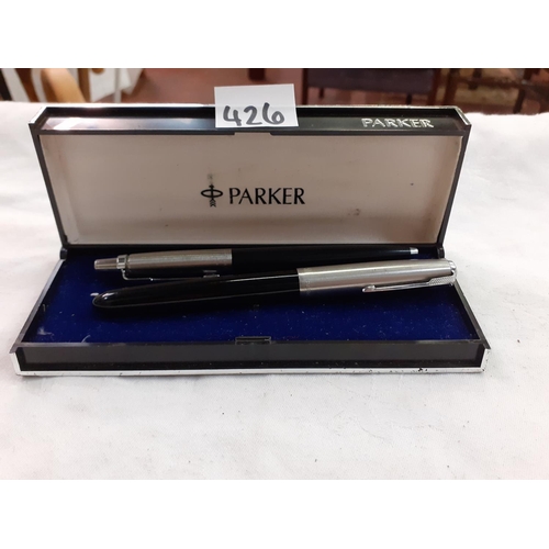 426 - Parker Fountain Pen & Ball Point Pen in Box.