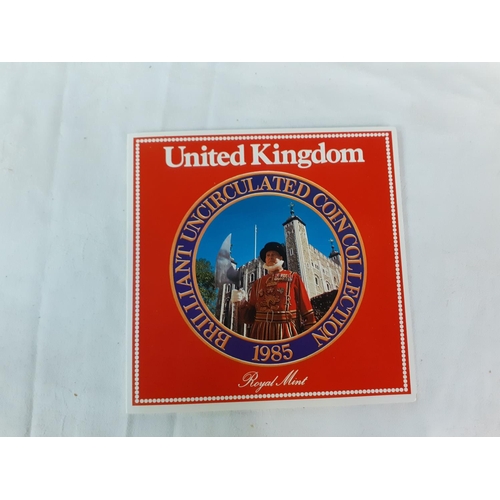 431 - Royal Mint United Kingdom Brilliant Uncirculated Coin Collection 1985.