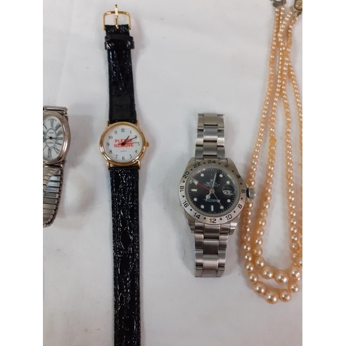 434 - Selection of Watches Including 9ct Gold Ladies Watch, 