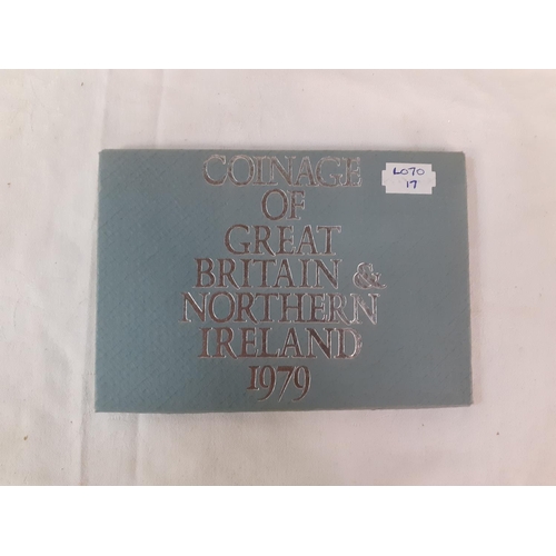 436 - Royal Mint Coinage of Great Britain & Northern Ireland Proof Coin Set 1979.