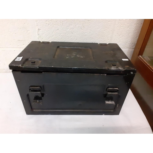 139 - Metal Munitions Box & Contents to Include Tools, Camping Gas Stove etc.