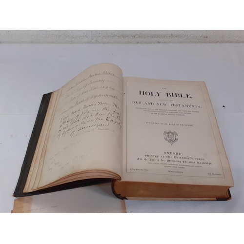 185 - Vintage Welsh Bible with 