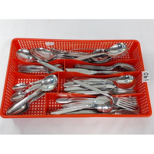 190 - Tray of Cutlery.