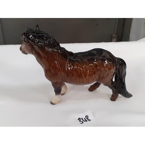 348 - Beswick Shetland Pony Model 1033.