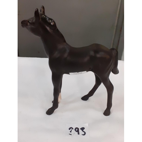 393 - Beswick Black Beauty Foal Matt Finish Model 2536.