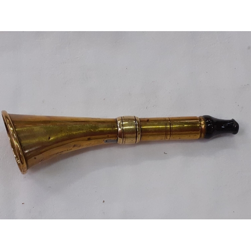 417A - Brass Hunters Hound Horn.