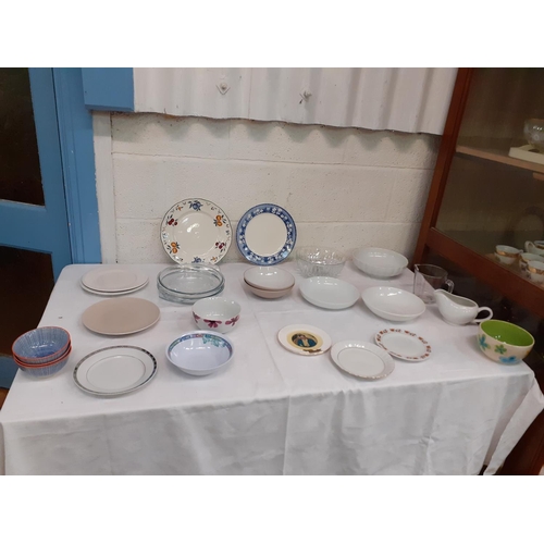 67 - Box of Plates, Jugs & Bowls etc.