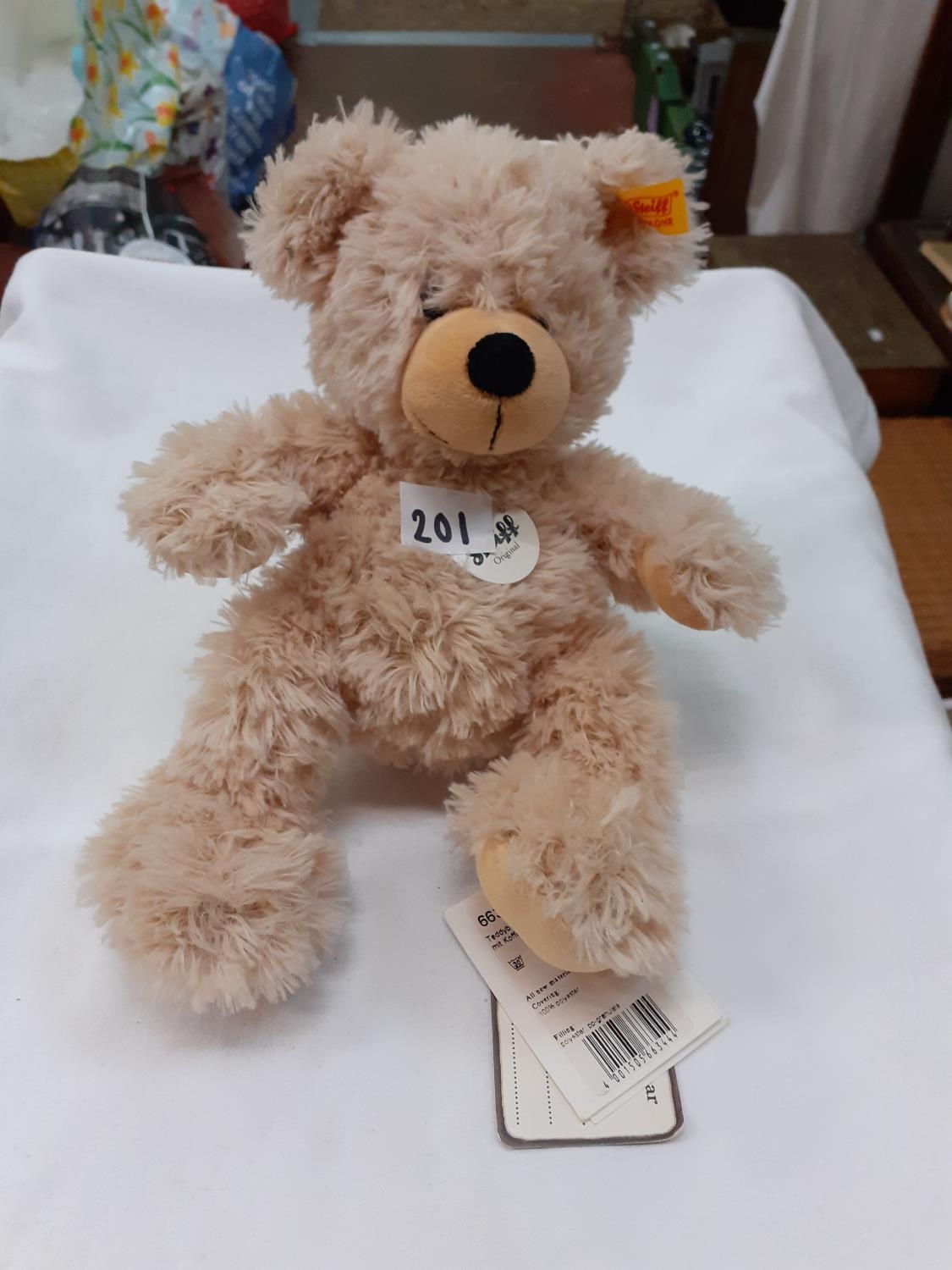 bear 63 Steiff Past Times Bear with Ear Tag 663444 Height c.25cm (c