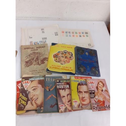 190 - Selection of Scrap Books, Stamp Books, Film Star Books etc.