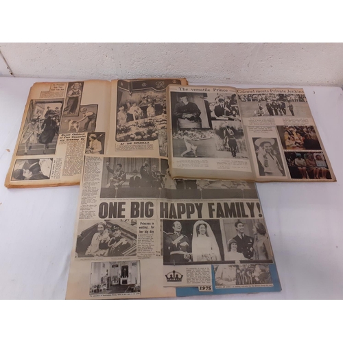 197 - Three Vintage and Historical Scrapbooks.